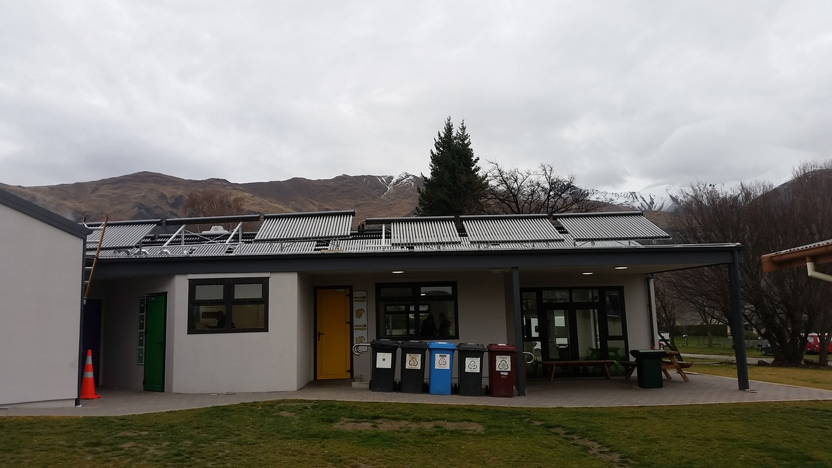 One of the finished blocks at the Wanaka Lakeview Holiday Park