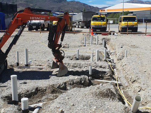 The May Plumbing team onsite at Underground drainage at Golden View Care Hospital Lifestyle Village