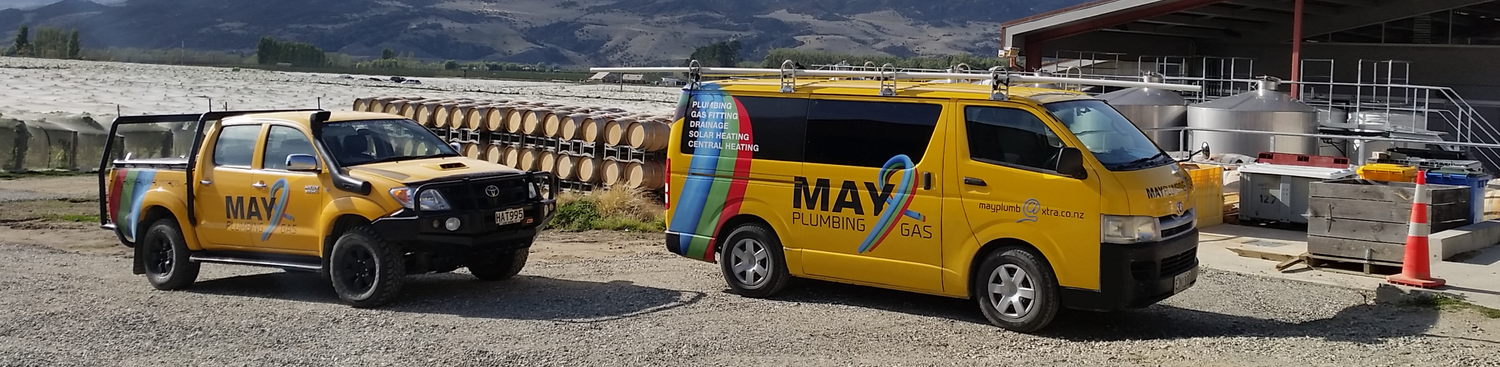 May Plumbing & Gas van