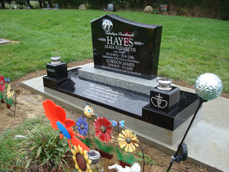 Hayes Grave Stone By McBrides Monumental Services Balclutha.JPG