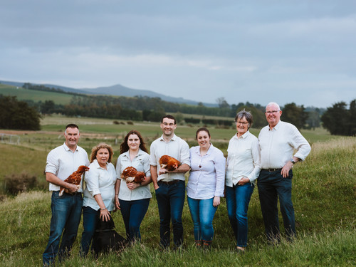 The Craig family of Bowalley Free Range farm